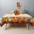 thumbnail image 2 of Fall Tablecloth, Fall Tablecloths for Rectangle Tables, Fall Table Cloths Rectangle 60 x 84 Inch, Autumn Pumpkin Thanksgiving Tablecloth, 2 of 5