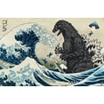 thumbnail image 1 of Godzilla - Great Wave Wall Poster, 22.375" x 34", 1 of 4
