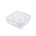 thumbnail image 2 of RKSTN Kitchen Utensils Plastic Divided Serving Tray With Lids, Snack Fruit Trayfood Storage Lunch Storage Box, Vegetarian Candy Snack Party Appetizers Tray Kitchen Utensils Set, 2 of 7