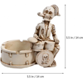 thumbnail image 2 of Cendrier en Résine Squelette Crâne Batteur Décorations Effrayantes pour la Maison Barware Réceptacles à Fumer, 2 of 5