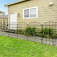 thumbnail image 2 of Metal Garden Fence H x W ( Panels Total Length . ft) Rustproof No Dig Fence for Dog Rabbits and Patio Yard Animal Barrier, 2 of 9