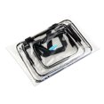 thumbnail image 4 of Sacs à Main de Rangement de Toilette en PVC Transparent VORCOOL 3-en-1 (Noir), 4 of 6