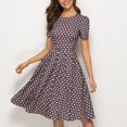 thumbnail image 4 of Ketyyh-chn99 Blouses pour Femmes Mode Chic Grande Taille Robe Mini Robe de Fête Robe T-shirt Décontractée Robes à Manches Longues Robe Bohème de Plage F,TG, 4 of 5