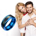 thumbnail image 1 of Daisyyozoid Wholesale Fashion New Physical Intelligent Temperature Couple Ring Mood Display Ring Magic, 1 of 3