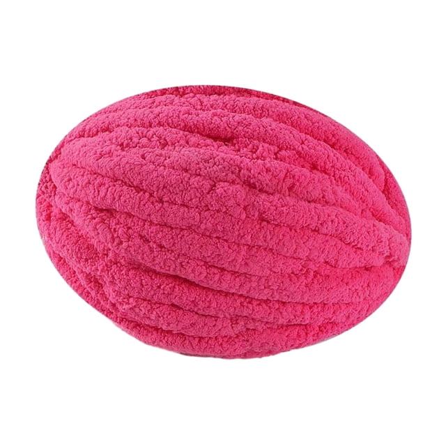 Thick Chunky Yarn Arm Knitting Yarn for Knitted Blanket Mat Scarf Rug Making Rose Pink