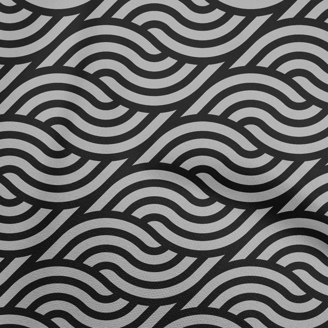 oneOone Cotton Flex Light Gray Fabric Abstract Sewing Material Print Fabric By The Yard 40 Inch Wide
