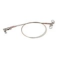 thumbnail image 4 of 2pcs/Pack Fishing Line Steel Wire Leader With Snap & Swivels Wire Leadcore Leash 30cm 18kg, 4 of 10