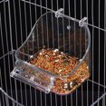 thumbnail image 3 of EDFBUYKRS Bird Bath Tub With For Cage Parrot Birdbath Shower Accessories Hanging Bird Cage Bathing For Small Birds Bird Bath For Cage Inside Birds Parrot Conure, 3 of 3