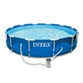 thumbnail image 2 of Intex Piscine Ronde à Cadre Métallique 12 Pi x 30 Po et Cartouche de Rechange (Lot de 12), 2 of 12