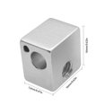 thumbnail image 4 of Bloc Chauffant d'Imprimante 3D V5 Bloc en Aluminium Bloc de Réparation Réparation Bloc en Aluminium V5 Hotend Extrudeuse Accessoire d'Imprimante 3D, 4 of 8