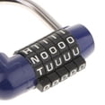 thumbnail image 4 of Xuanheng 5 Letters Code Padlock Combination Lock Luggage Suitcase Safe Lockers Blue, 4 of 7