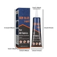 thumbnail image 3 of TIELUTT Fabric Sewing Glue Sewing Fabric Glue Clothes Sofa Car Cushion Glue Fabric Glue 1 Stuff with Clear Epoxy Glue for Porcelain Flooring Spreader Craft Glue Small Empty Bottles for Glue, 3 of 8
