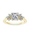 thumbnail image 1 of 0.80 T.C.W Asscher Shape Natural Diamond Latest Design Solitaire Wedding Ring for Ladies Solid 14K Yellow Gold Size 8, 1 of 8