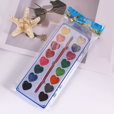Watercolor Paint Set For Kids and Toddlers,16 Vibrant and Long Lasting Colors with Brush ,Child Safe Art Supplies,Watercolor Paint Set Bulk,Washable Watercolor Paint For Kids,Art Supplies For Home