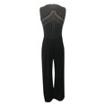 thumbnail image 4 of Combinaisons une Pièce pour Femmes Femmes Diamant Uni Combinaison à Col Licou Pyjamas Décontractés Pantalon à Jambes Larges Enterizos de Mujer de Verano, 4 of 5