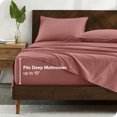 thumbnail image 4 of Bare Home 100% Organic Cotton Sheet Set - Sateen Weave, 4 of 7