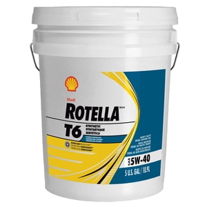 Rotella T6 Synthetic SAE 5W-40 Heavy Duty Diesel Engine Oil