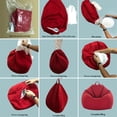 thumbnail image 3 of GUOOL Housse de Rangement pour Toutous pour Enfants avec Poches Intérieures, Imperméable, 11 Couleurs Disponibles, Jaune, 3 of 9