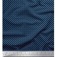 thumbnail image 1 of Soimoi Poly Georgette Fabric Dots Dots Printed Fabric 1 Yard 52 Inch Wide, 1 of 5
