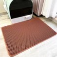 thumbnail image 1 of LSLJS Double-layer EVA Non-slip Litter Mat Pet Litter Box Litter Filter Mat Wear- Scratch- Litter Control Mat Rugs Home Essentials, 1 of 3