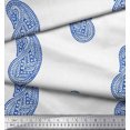 thumbnail image 3 of Soimoi Rayon Crepe Fabric Paisley Block Fabric Prints by Yard 46 Inch Wide, 3 of 3