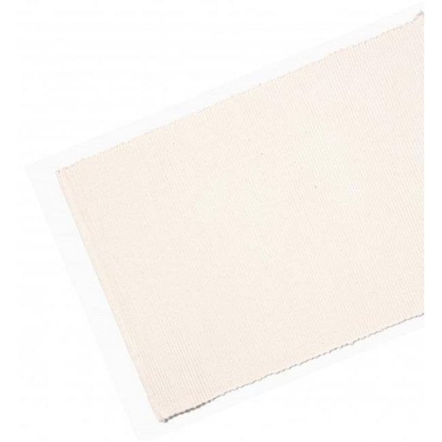 Chemin de Table Nervuré 13 x 54 Po, Blanc
