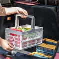 thumbnail image 1 of Product Food Storage | Product Easy Container with Storage Storage Handles Folding Crate for Kitchen Dining Bar Platform Folding Crate Container Easy Storage Storage Handles with Kitchen Dining Bar, 1 of 1