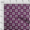 thumbnail image 2 of oneOone Rayon Purple Fabric Block Craft Projects Decor Fabric Printed By The Yard 56 Inch Wide-L6, 2 of 5