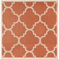 thumbnail image 1 of Safavieh Courtyard Tapis d'Intérieur et d'Extérieur Terracotta - Carré 5 Pieds3 Pouces, 1 of 4