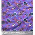 thumbnail image 1 of Soimoi Rayon Fabric Artistic Paisley Print Fabric by The Yard 42 Inch Wide, 1 of 3