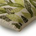thumbnail image 2 of Pillow Covers, Green 18"x18" (45x45 cm) Throw Pillows For Couch, Linen Beaded Cushion Cover, Tropical Pattern, Modern Style - Going Tropical, 2 of 3