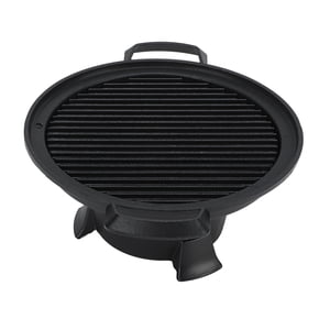 Cast Iron Hibachi Grill, Non-stick Die Aluminium Japonais Tabletop Portable Grill Petit Charbon Grill , Facile à transporter et assembler , Japonais BBQ Poêle à griller pour pique-nique maison,