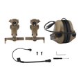thumbnail image 1 of S SERENABLE Headset Heavy Duty Comfortable Hearing Protection for Radio Shooting Hunting Brown, 1 of 9
