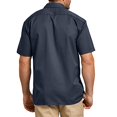 thumbnail image 3 of Dickies Mens Short-Sleeve Work Shirt, 4X, Dark Navy, 3 of 3