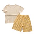 thumbnail image 1 of Zpanxa Ensembles Assortis pour Filles Ensemble de Pyjama Mince à Manches Courtes Tenue d'Intérieur Ensemble de Climatisation 12 Ans, 1 of 7