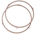 thumbnail image 1 of MIANGASTORE 2pcs Microwave Oven Turntable Holder Round Oven Tray Ring with Three Wheels, 1 of 8
