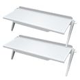 thumbnail image 1 of Agiferg Punch-free Computer Monitor Rack Plastic TV Set-top Box Screen Bracket Router Storage Rack 2pc, 1 of 2