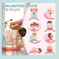 thumbnail image 4 of Qaba 32.3" Balance Board Wobble Board Kids Curvy Rocker Board for 3-6 Years, 4 of 10
