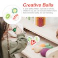 thumbnail image 3 of LOLIPPYY 3 Pcs Balles Rebondissantes Colorées Style Aléatoire Saut Amusant pour Fête, 3 of 5