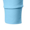 thumbnail image 4 of RXIRUCGD Men's Long Sleeved Solid Color Button Up Collar Top, Light Blue, Size: M, 4 of 8