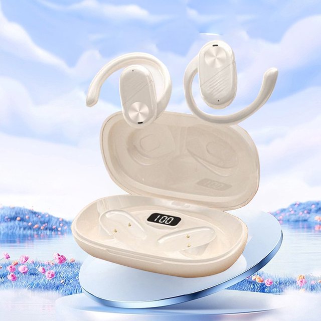 BT-07 Monté sur l'Oreille HiFi Haute Qualité Sonore Bluetooth 5.3 Ultra Longue Portée Appel Clair Réduction de Bruit Intelligente Transmission Directionnelle