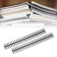 thumbnail image 4 of Binding Spines,  Page Turning 30 Holes Binding Coils Aging Resistant 10Pcs Strong Adhesion  For Loose Leaf For Student Black, 4 of 8