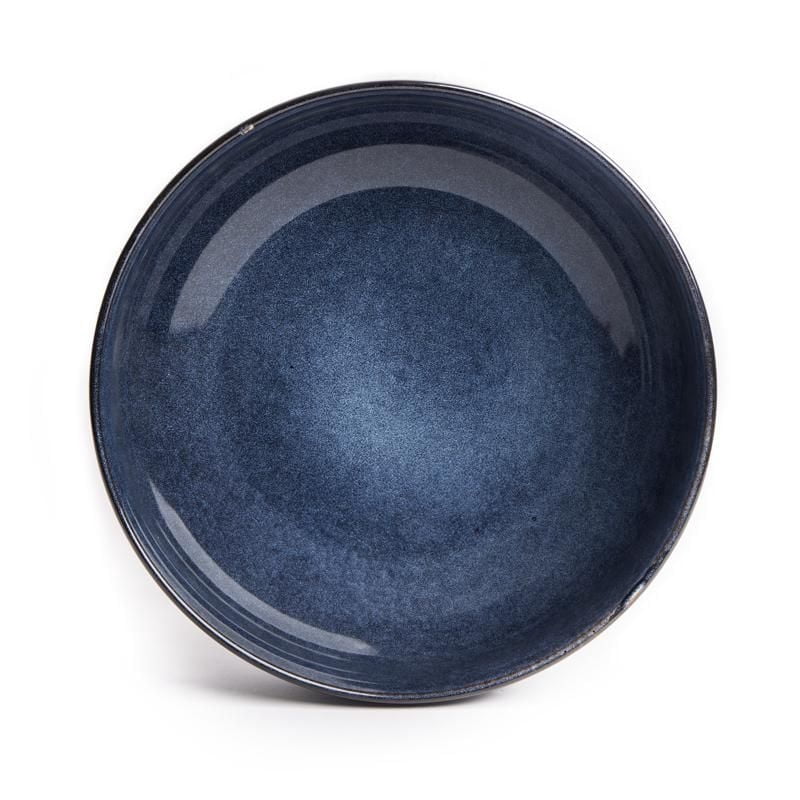 Thyme & Table Saladier rond Atlantic en grès Bleu