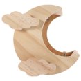 thumbnail image 1 of 1 Ensemble Maison de Jeu pour Hamster en Forme de Lune pour Usage Intérieur et Intimité, 1 of 9