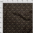 thumbnail image 3 of oneOone Cotton Poplin Brown Fabric Abstract Sewing Material Print Fabric By The Yard 56 Inch Wide, 3 of 4