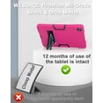 thumbnail image 5 of KOMI Galaxy Tab A9+ Case,for Samsung Galaxy Tab A9 Plus Case with Built-in Screen Protector Kickstand,Hybrid Shockproof Samsung Tablet A9+ Case 11 Inch 2024 Model (SM-X210/X216/X218) Pink+Black, 5 of 5