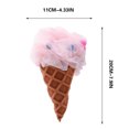 thumbnail image 3 of TopLLC Bath Loofah Sponge, Cute Ice Cream Design Body Scrubber with Hanging Rope, Flexible Fine Mesh Exfoliating Shower Pouf Deep Cleaning Body Wash Puff Bathing Accessories for Kid Men and Women, 3 of 9