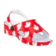 thumbnail image 1 of Sandales Dawgs pour Enfants Canada (Rouge/blanc) Taille 1, 1 of 1