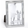 thumbnail image 1 of Roma Moulding 5x7 Solid Wood, Lavo Traditional Style, Silver Single Photo Frame, 1 of 4