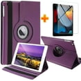 thumbnail image 1 of SuperShield Case for iPad (A16) 11th/10th Generation (2025/2022) with Screen Protector, Soft Back Shell Slim Rotating Stand Shockproof Tablet Cover, Auto Wake/Sleep (Purple), 1 of 5
